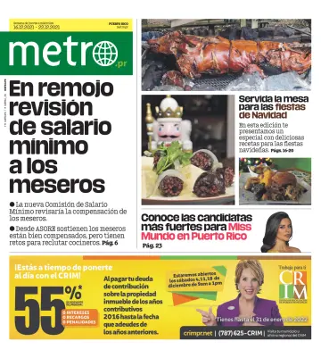 Metro Puerto Rico - 16 Dec 2021
