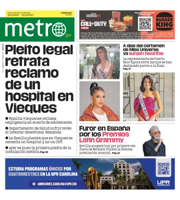 Metro Puerto Rico - 16 Nov 2023