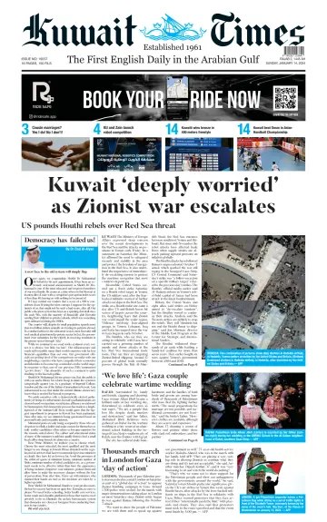 Kuwait Times - 14 Jan 2024