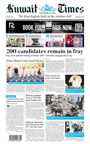 Kuwait Times - 01 Nis 2024