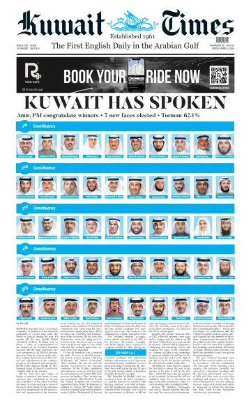 Kuwait Times - 05 avr. 2024