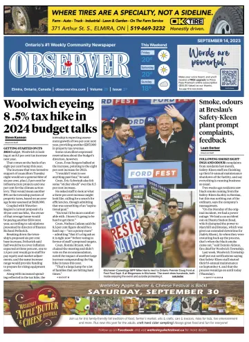 The Woolwich Observer - 14 Sep 2023