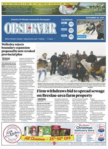 The Woolwich Observer - 30 Nov 2023