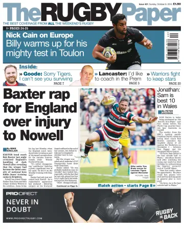The Rugby Paper - 9 Oct 2016