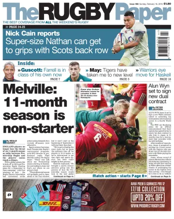 The Rugby Paper - 18 Feb 2018