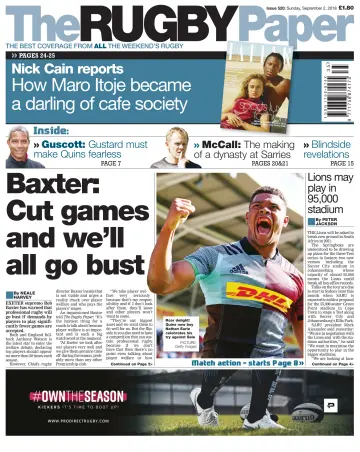 The Rugby Paper - 2 Sep 2018