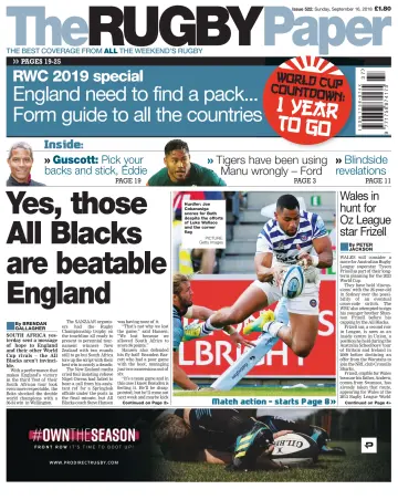 The Rugby Paper - 16 Sep 2018