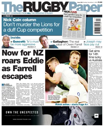 The Rugby Paper - 4 Nov 2018