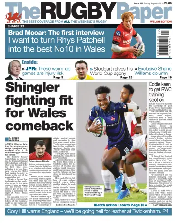 The Rugby Paper - 4 Aug 2019