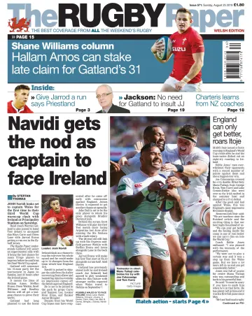 The Rugby Paper - 25 Aug 2019