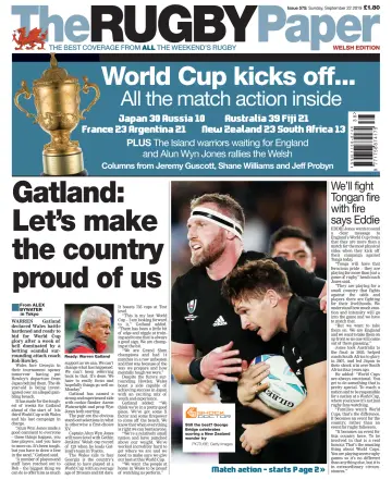 The Rugby Paper - 22 Sep 2019