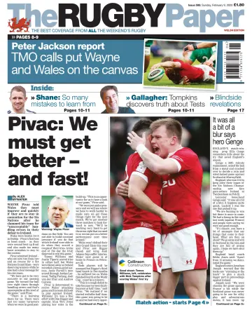 The Rugby Paper - 9 Feb 2020