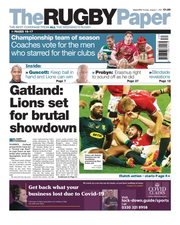 The Rugby Paper - 1 Aug 2021