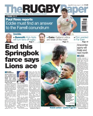 The Rugby Paper - 15 Aug 2021