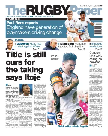 The Rugby Paper - 20 Feb 2022