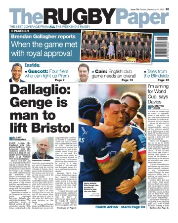 The Rugby Paper - 11 Sep 2022