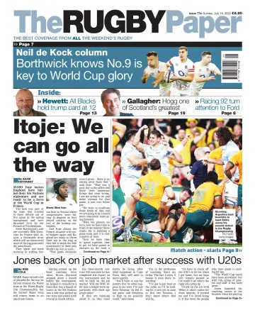 The Rugby Paper - 16 Jul 2023