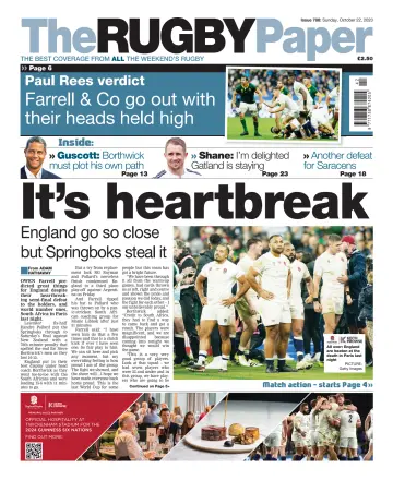 The Rugby Paper - 22 Oct 2023