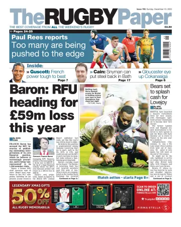 The Rugby Paper - 10 Dez. 2023