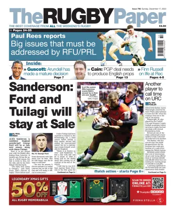 The Rugby Paper - 17 Rhag 2023