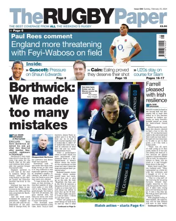 The Rugby Paper - 25 Feb 2024