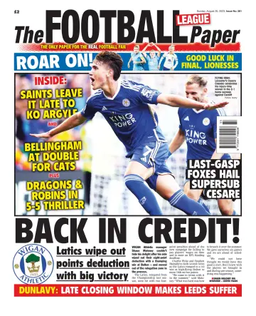 The Football League Paper - 20 Aug 2023