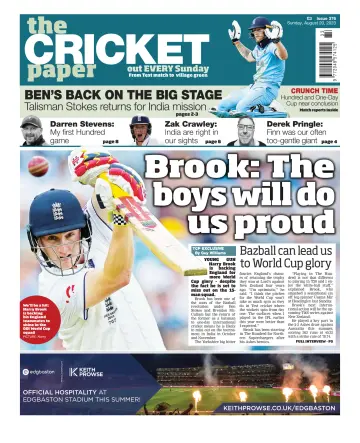 The Cricket Paper - 20 agosto 2023