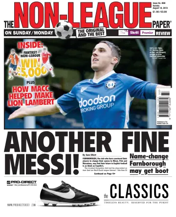 The Non-League Football Paper - 18 agosto 2013