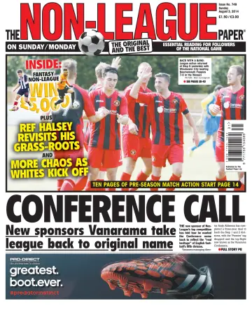 The Non-League Football Paper - 03 agosto 2014