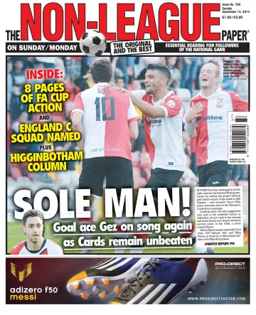 The Non-League Football Paper - 14 sept. 2014