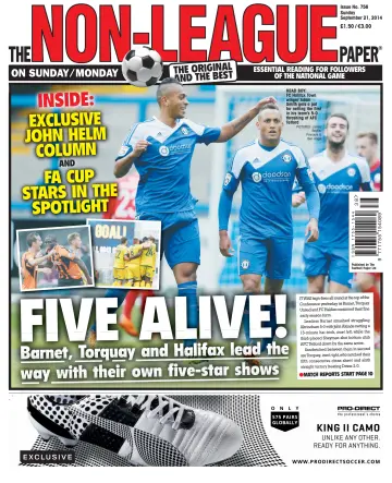 The Non-League Football Paper - 21 sept. 2014