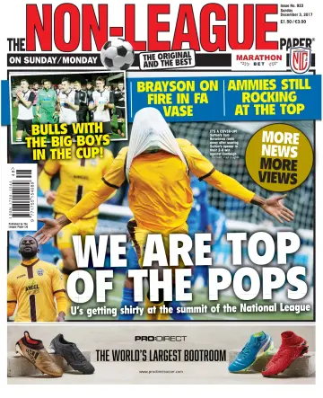 The Non-League Football Paper - 3 Dec 2017