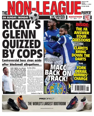 The Non-League Football Paper - 11 feb. 2018