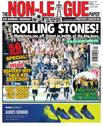 The Non-League Football Paper - 21 oct. 2018