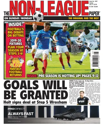 The Non-League Football Paper - 14 julho 2019