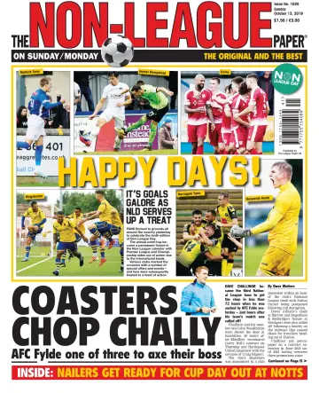 The Non-League Football Paper - 13 out. 2019