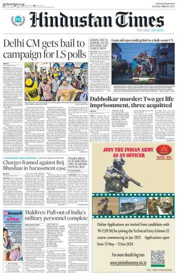 Hindustan Times ST (Jaipur) - 11 May 2024