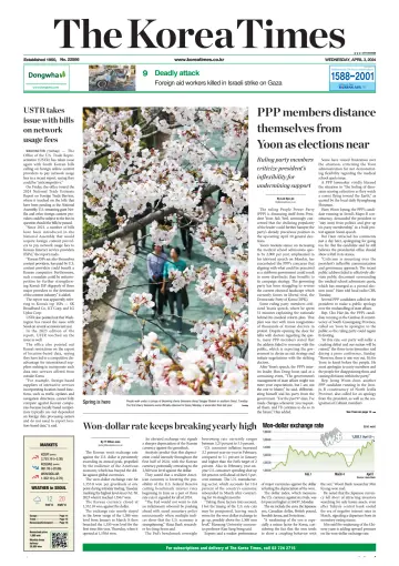 The Korea Times - 03 Apr. 2024