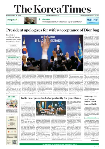 The Korea Times - 10 五月 2024