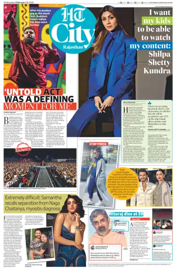 Hindustan Times (Jaipur) - City - 21 Feb 2024