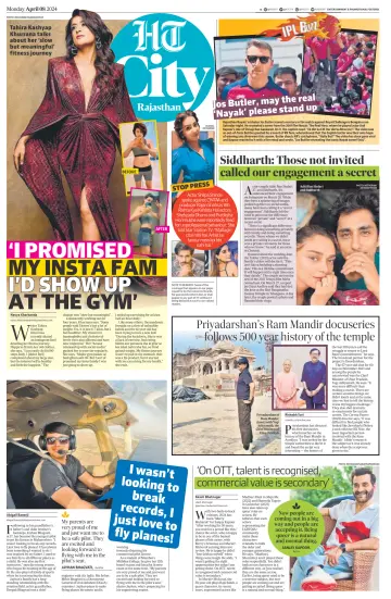Hindustan Times (Jaipur) - City - 08 апр. 2024