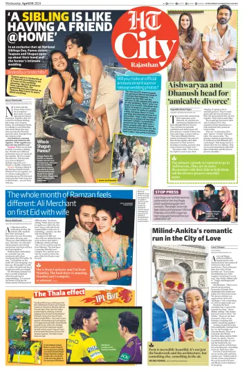 Hindustan Times (Jaipur) - City - 10 abril 2024