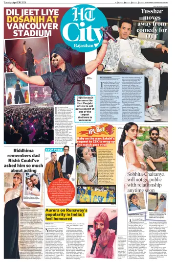 Hindustan Times (Jaipur) - City - 30 Apr 2024