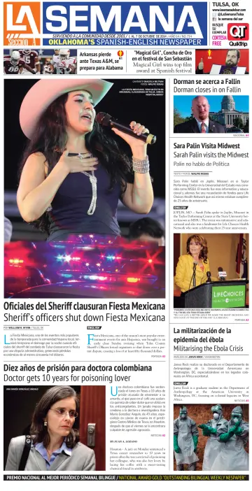 La Semana - 1 Oct 2014
