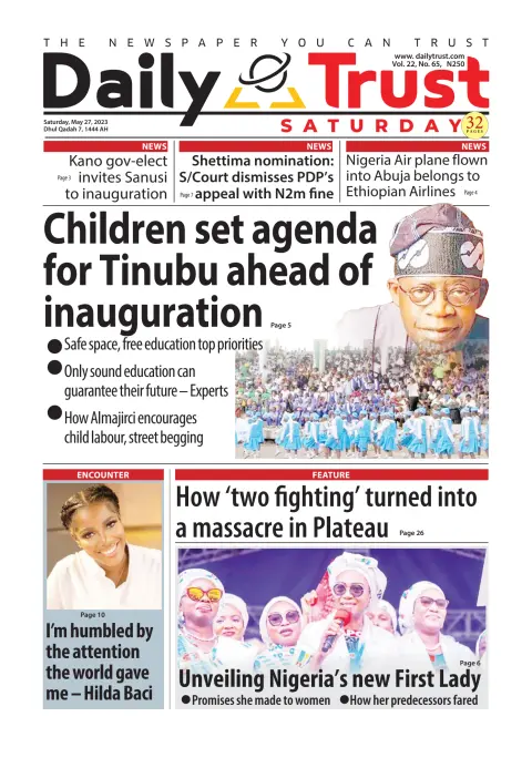 Daily Trust Saturday