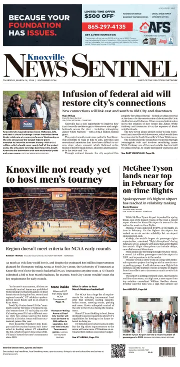 Knoxville News Sentinel - 14 Mar 2024