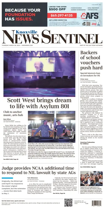 Knoxville News Sentinel - 28 Mar 2024