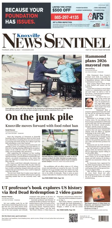 Knoxville News Sentinel - 18 Apr 2024