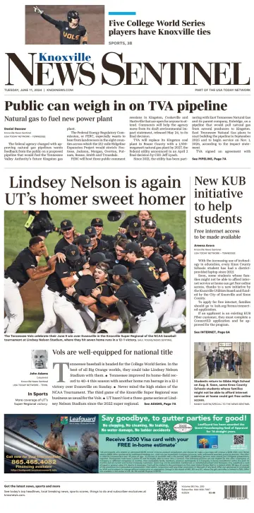 Knoxville News Sentinel - 11 6월 2024