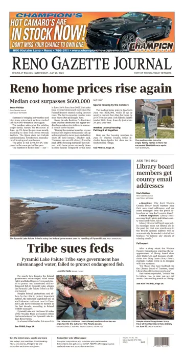Reno Gazette Journal - 26 Jul 2023